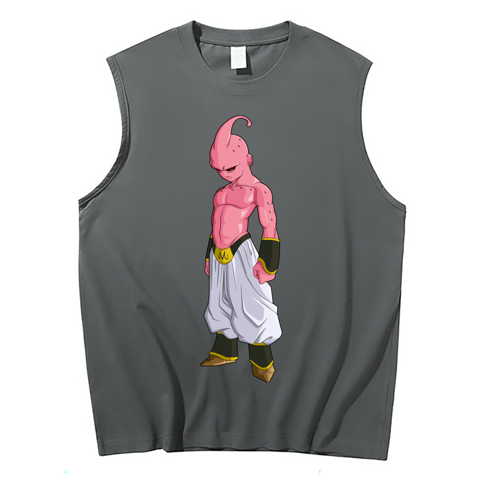 （画像用） ドラゴンボール 魔人ブウ DRAGON BALL Majin Buu コットン100％タンクトップ（フロントプリント）